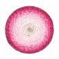 Grndl Saragossa 250g, 1000m wei-rosa-pink