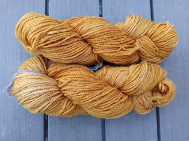 Wollgarn 8/4, 100g gelb pflanzengef�rbt