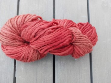 Dochtwolle 1/1, 100g rot-braun pflanzengef�rbt