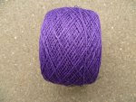 Leinengarn 3-fach gezwirnt, 50g, lila