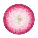 Grndl Saragossa 250g, 1000m wei-rosa-pink