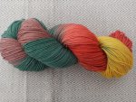 handgefrbte Sockenwolle