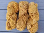 Wollgarn 8/4, 100g ockergelb pflanzengef�rbt