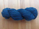 Dochtwolle 1/1, 100g blau