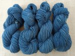 Dochtwolle 1/1, 100g mittelblau