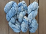 Dochtwolle 2/1, 100g hellblau unregelmig