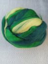 Merinowolle, spinnfertig gekmmt, Grntne 100g